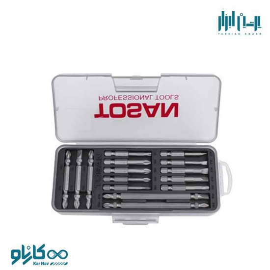 تصویر از ست سر پیچ گوشتی 15 عددی توسن کد t4791