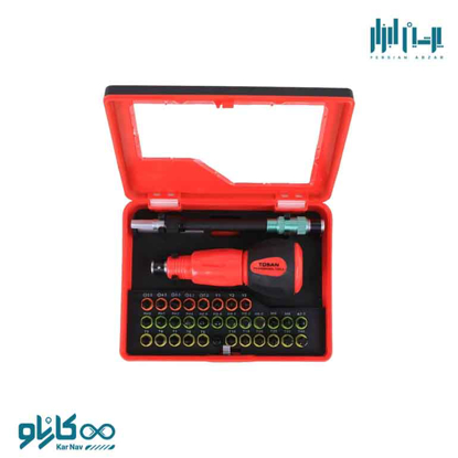 تصویر از ست پیچ گوشتی الکترونیک 35 عددی توسن کد t814-s35